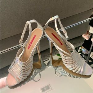Iridescent Strappy Sandals